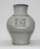 Warren Tippett, Stoneware swollen baluster-shape vase