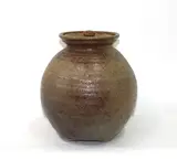 Charles Holmes, Lidded salt glazed stoneware crock