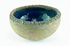 Earthenware spherical bowl by Len Castle, sold May 2012