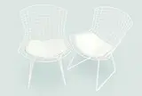 Harry Bertoia, Wire side chairs for Knoll.