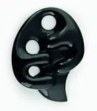 Theodorus Johannes Schoon, Carved pounamu modernist figural form pendant.
