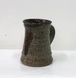 Three stoneware mugs by Jeff Scholes. Crewena pottery Len castle, sold May 2012