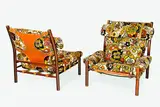 Arne Norell, A pair of Inka lounge chairs, for Norell Mobel, Sweden 1964.