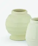 Ernest Shufflebotham for Crown Lynn, Handpotted ovoid vase