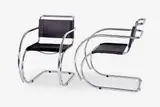 A pair of M. R 20 Chairs by Ludwig Mies van der Rohe, sold Mar 2012