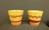 Winchcombe Pottery, Two slipware beakers