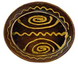 Winchcombe Pottery, Oval slipware dish