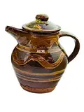 Michael Cardew, Winchcombe Pottery slipware coffee pot