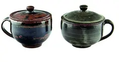 Abuja Pottery, Lidded cup