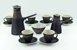 Six place coffee set by Dame Lucie Rie and Hans Coper, sold Jun 2011