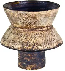 Hans Coper, An early angular stoneware vase
