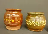 St Ives, Two slipware vases