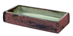 Stoneware rectangular pen tray by Bernard Leach, sold Jun 2011