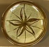 Mirek Smisek, Circular stoneware tenmoku glazed dish