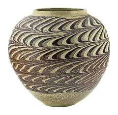 Mashiko Pottery, An impressive stoneware vase