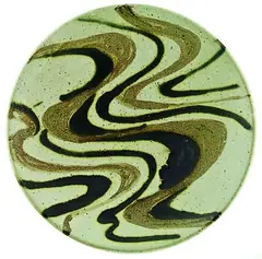 Stoneware dish by Mashiko Pottery, sold Jun 2011
