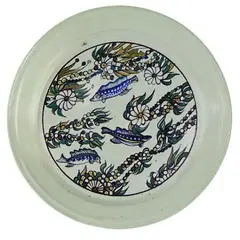 "An outing" Stoneware charger by Roy Cowan, sold Jun 2011