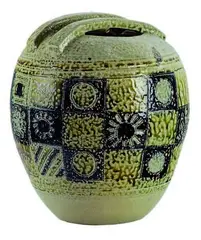 Ovoid stoneware vase by Juliet Peter, sold Jun 2011