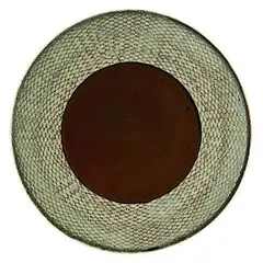 Stoneware plate by Mashiko Pottery, sold Jun 2011