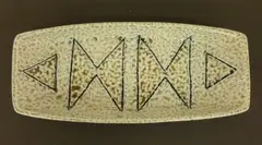 Juliet Peter, Rectangular stoneware dish