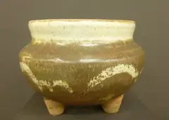 Carl Vendlebosch, Stoneware cauldron shaped vase