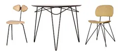 A 1950s triangular top formica dining table by Garth Chester, sold Dec 2008