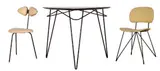 Garth Chester, A 1950s triangular top formica dining table