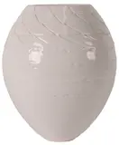 John Parker, White cut ovoid stoneware vase