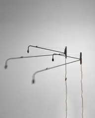 Jean Prouvé, Pair of 'Potence' Wall Lamps