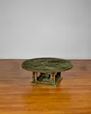 Unique Troy Zodiac Coffee Table by Philip and Kelvin Laverne, etched and patinated bronze, sold Dec 2022
