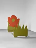 Custom Troy Headboard and Footboard by Vladimir Kagan, sold Dec 2022