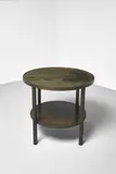 Chan Gueridon by Philip and Kelvin Laverne, acid etched bronze, sold Dec 2022