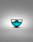 Soffiato Vase by Vittorio Zecchin, , blown glass with applied handles, sold Dec 2022