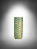 Graffito Barbarico Opaco Vase by Ercole Barovier, for Barovier & Toso, fused polychrome glass internally decorated with trapped air bubbles and gold powders, offered Dec 2022