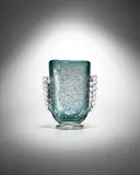 Laguna Gemmato Vase by Ercole Barovier, for Ferro Toso Barovier, applied and internally decorated glass, offered Dec 2022