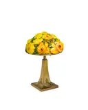 Pairpoint, Puffy Rose Table Lamp