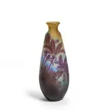 Émille Gallé, Rio de Janeiro Vase, overlaid and etched glass, with cameo mark 'Galle' and engraved 'Rio de Janeiro'