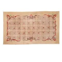 Batistin Spade, Hand Woven Rug, wool, with artist's signature woven into lower right corner 'B