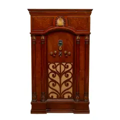 E.H. Scott, 'Valencia' All-Wave 23 Console Radio, mahogany, grille cloth