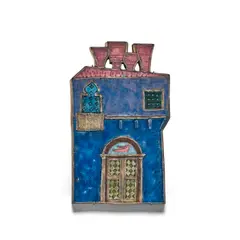 Untitled (Bird Building Relief) by Rut Bryk, for Arabia, glazed stoneware, signed 'BRYK' lower right, signed in glaze 'BRYK ARABIA 807' with further incised signatur, sold Oct 2022