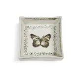 Rut Bryk, Butterfly Dish, for Arabia, porcelain relief, incised 'BRYK ARABIA' on underside