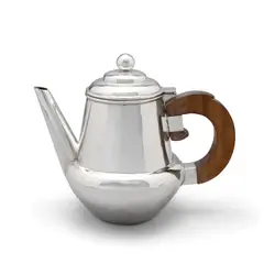 Spratling, Coffee Pot, sterling, wood