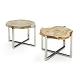 Tony Duquette, Companion Pair of Custom Side Tables