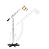 Curtis Jeré, Crane Floor Lamp, chromed, brushed and enameled steel, signed and dated '© CJeré 1973'