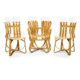 Frank Gehry, Pair of Hat Trick Chairs and Cross Check Chair