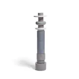Flavia Totem (Grey) by Ettore Sottsass, glazed ceramic, signed 'E, sold Oct 2022