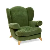 Roy McMakin, Wingback Armchair, , upholstery, maple