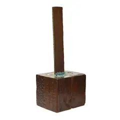 Oliver Andrews, Fountain, bronze, silvered bronze, wood
