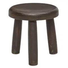 Roy McMakin, Three-Legged Stool, , cast iron, with molded Domestic mark on underside