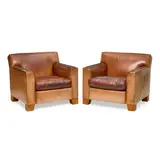 Roy McMakin, Custom Pair of Club Chairs